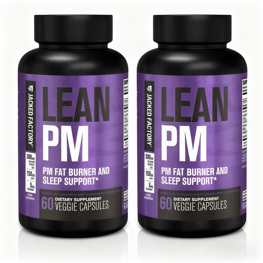 Jacked Factory Lean PM Night Sleep Aid Weight Loss  Pills（2 bottles）